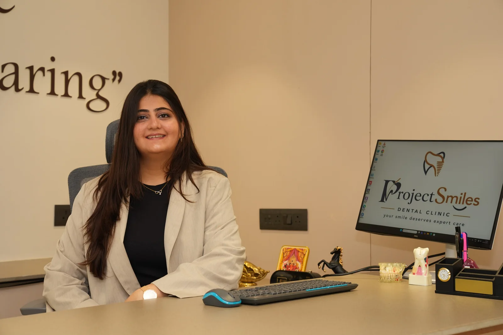 Portrait of Dr. Aashaka Vaishnav at the Project Smiles clinic